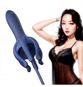 Yunman - Teasing Glans Urethra Vibrator (Chargeable - Dark Blue)